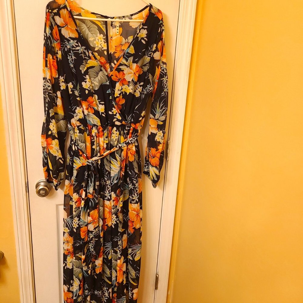 Sheer Flower Sundress
